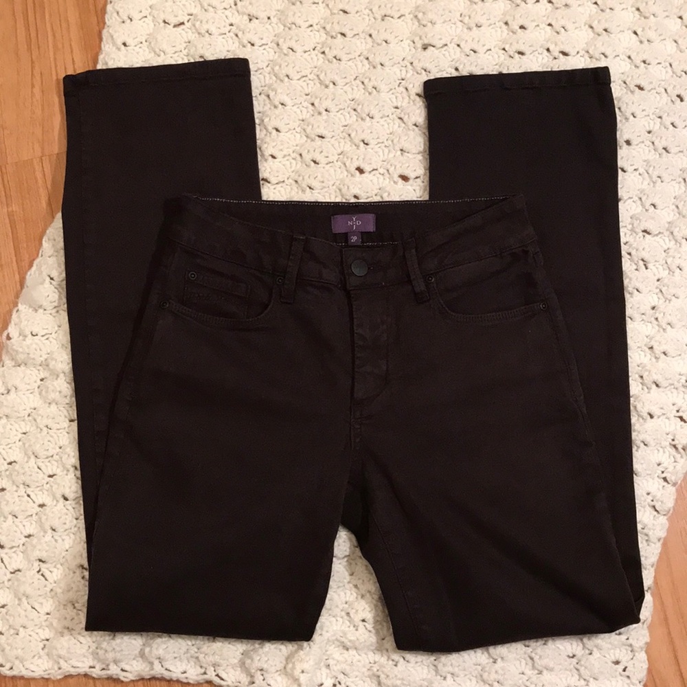NYDJ Marilyn Straight  jeans stretch sz 2P 27/29